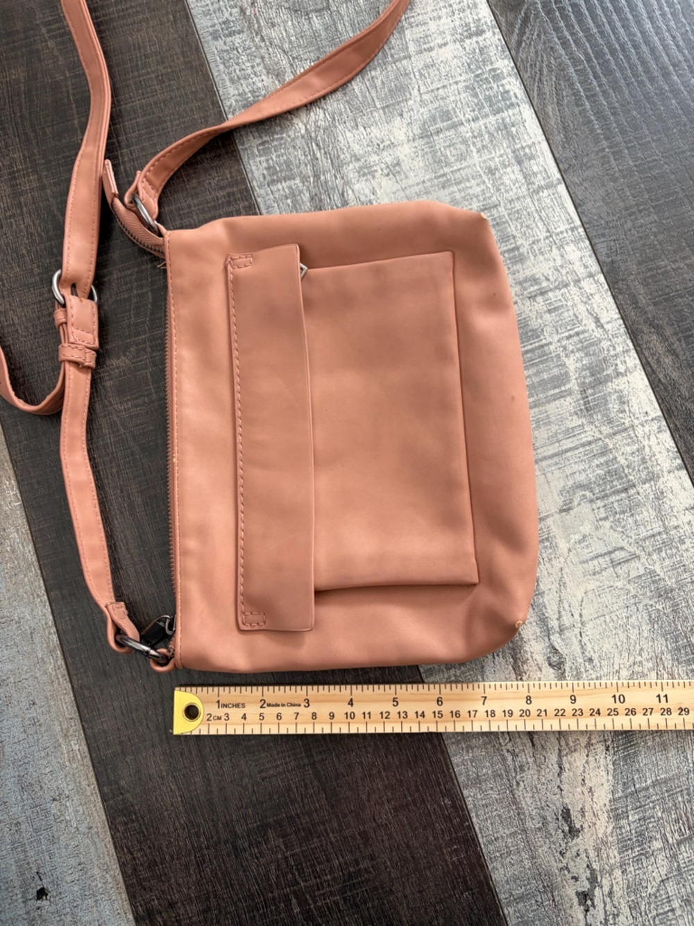 Universal Thread Cognac Blush Faux Leather Crossbody Bag | Target - Picture 5 of 8